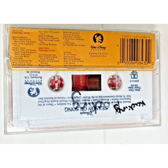 Walt Disney Records..Season of Song Traditional Holiday Collection Cassette Tape - Picture 3 of 7